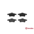 Jeu de 4 plaquettes de frein arrière BREMBO P 61 110 - Visuel 1
