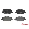 Jeu de 4 plaquettes de frein arrière BREMBO P 61 111 - Visuel 1