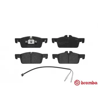Jeu de 4 plaquettes de frein avant BREMBO P 61 112