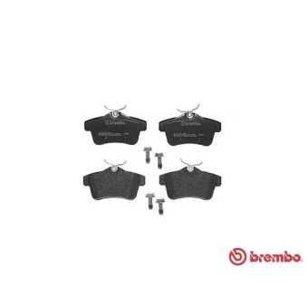 Jeu de 4 plaquettes de frein arrière BREMBO P 61 114