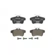 Jeu de 4 plaquettes de frein arrière BREMBO P 61 114X - Visuel 1