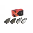 Jeu de 4 plaquettes de frein avant BREMBO P 61 115X - Visuel 1