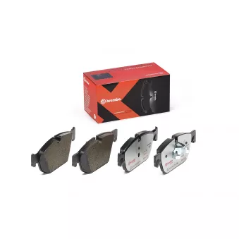 Jeu de 4 plaquettes de frein avant BREMBO P 61 115X