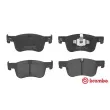 Jeu de 4 plaquettes de frein avant BREMBO P 61 116 - Visuel 1