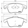 Jeu de 4 plaquettes de frein avant BREMBO P 61 117 - Visuel 2