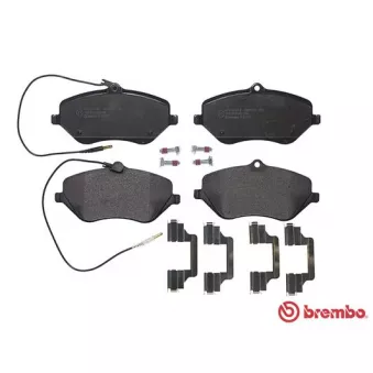 Jeu de 4 plaquettes de frein avant BREMBO P 61 119