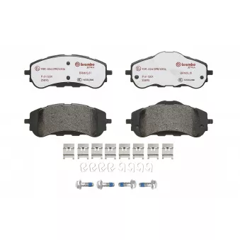 Jeu de 4 plaquettes de frein avant BREMBO P 61 120X