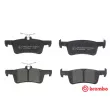 Jeu de 4 plaquettes de frein arrière BREMBO P 61 121 - Visuel 1