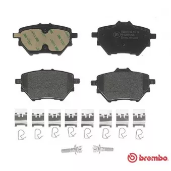 Jeu de 4 plaquettes de frein arrière BREMBO P 61 122