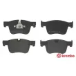 Jeu de 4 plaquettes de frein avant BREMBO P 61 123 - Visuel 1
