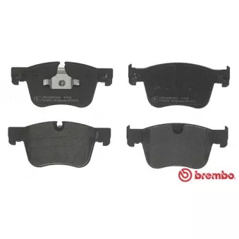 Jeu de 4 plaquettes de frein avant BREMBO P 61 123