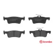 Jeu de 4 plaquettes de frein arrière BREMBO P 61 126 - Visuel 1