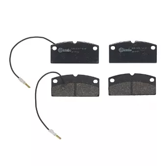 Jeu de 4 plaquettes de frein avant BREMBO P 62 001