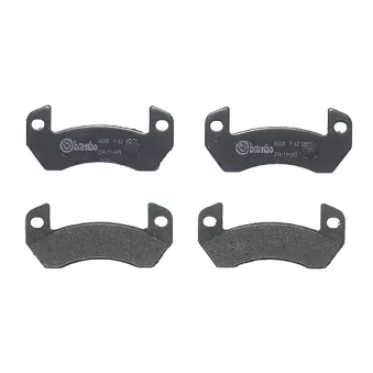 Jeu de 4 plaquettes de frein arrière BREMBO P 62 002