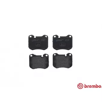 Jeu de 4 plaquettes de frein avant BREMBO P 65 002