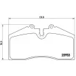 Jeu de 4 plaquettes de frein avant BREMBO P 65 005 - Visuel 2
