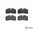 Jeu de 4 plaquettes de frein avant BREMBO P 65 005 - Visuel 1