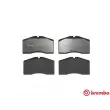 Jeu de 4 plaquettes de frein avant BREMBO P 65 006 - Visuel 1