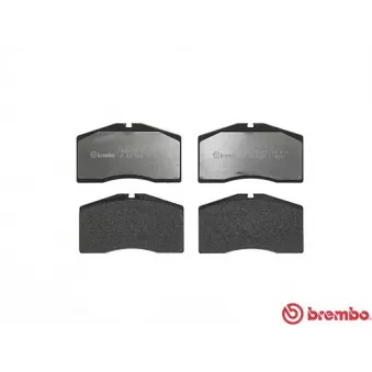 Jeu de 4 plaquettes de frein avant BREMBO P 65 006