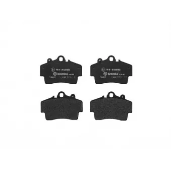 Jeu de 4 plaquettes de frein avant BREMBO