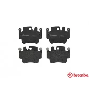 Jeu de 4 plaquettes de frein avant BREMBO P 65 009