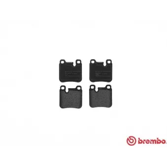 Jeu de 4 plaquettes de frein arrière BREMBO P 65 010