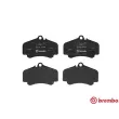 Jeu de 4 plaquettes de frein avant BREMBO P 65 011 - Visuel 1