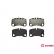 Jeu de 4 plaquettes de frein arrière BREMBO P 65 013 - Visuel 1