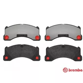 Jeu de 4 plaquettes de frein avant BREMBO P 65 017