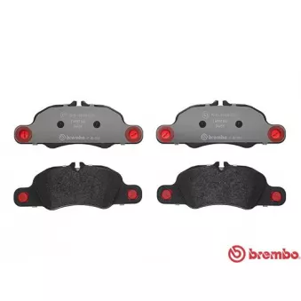 Jeu de 4 plaquettes de frein avant BREMBO
