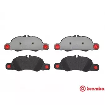 Jeu de 4 plaquettes de frein avant BREMBO P 65 019