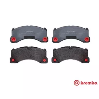 Jeu de 4 plaquettes de frein avant BREMBO P 65 021