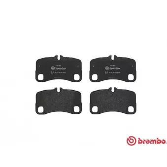 Jeu de 4 plaquettes de frein arrière BREMBO P 65 022
