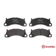 Jeu de 4 plaquettes de frein avant BREMBO P 65 025 - Visuel 1