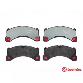 Jeu de 4 plaquettes de frein avant BREMBO P 65 026