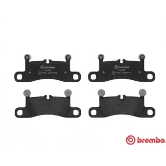 Jeu de 4 plaquettes de frein arrière BREMBO P 65 027