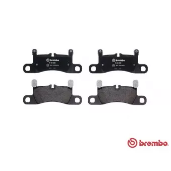 Jeu de 4 plaquettes de frein arrière BREMBO P 65 030