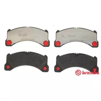 Jeu de 4 plaquettes de frein avant BREMBO P 65 033