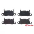 Jeu de 4 plaquettes de frein arrière BREMBO P 65 037 - Visuel 1