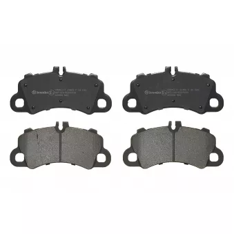 Jeu de 4 plaquettes de frein avant BREMBO P 65 043