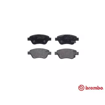 Jeu de 4 plaquettes de frein avant BREMBO P 66 001