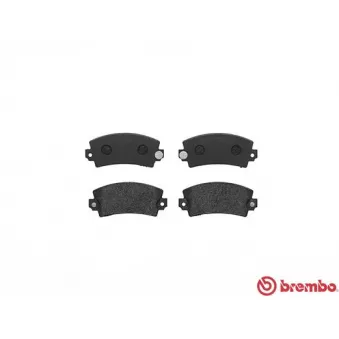 Jeu de 4 plaquettes de frein avant BREMBO P 68 004