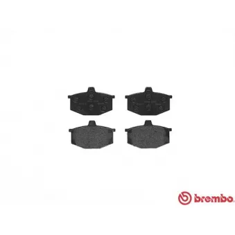 Jeu de 4 plaquettes de frein avant BREMBO P 68 005