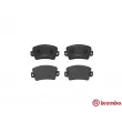 Jeu de 4 plaquettes de frein avant BREMBO P 68 007 - Visuel 1