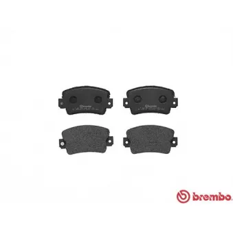 Jeu de 4 plaquettes de frein avant BREMBO P 68 007