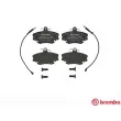 Jeu de 4 plaquettes de frein avant BREMBO P 68 008 - Visuel 1