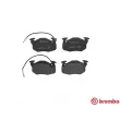 Jeu de 4 plaquettes de frein avant BREMBO P 68 010 - Visuel 1