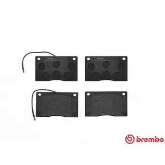 Jeu de 4 plaquettes de frein avant BREMBO P 68 012
