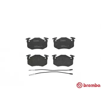 Jeu de 4 plaquettes de frein avant BREMBO P 68 015