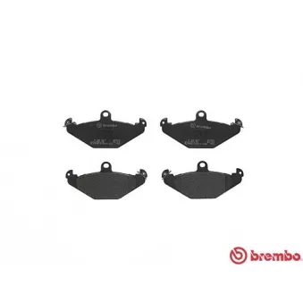 Jeu de 4 plaquettes de frein arrière BREMBO P 68 017